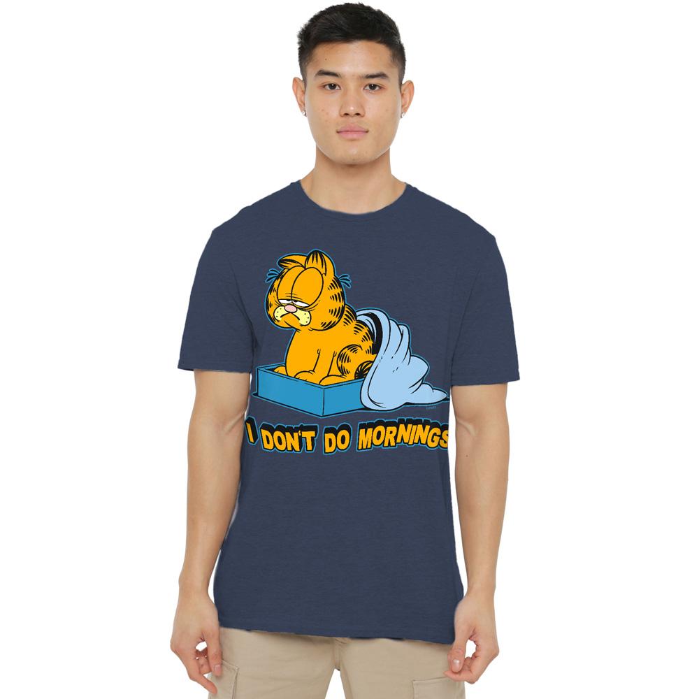 Garfield Unisex Adult I Don´t Do Mornings T-Shirt