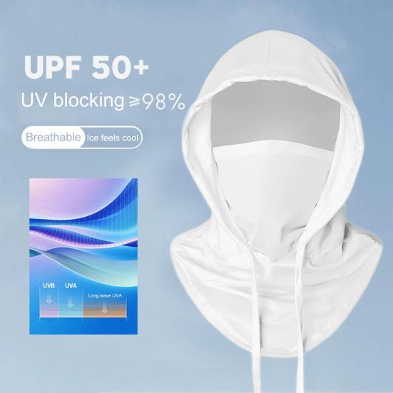 Летняя охлаждающая Балаклава с защитой от УФ-излучения, отличная воздухопроницаемость, эластичный чехол на всю голову для мужчин и женщин, велосипедный мотоцикл, рыболовный капюшон