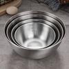 304 Stainless Steel Bowls Set Nesting Mixing Bowls Kitchen Dining Salad Bowls for Cooking Baking Food Storage Container