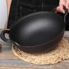 No Coating Cast Iron Pot With Wood Lid Soup Pot Cookware Stew Pot  Home Use