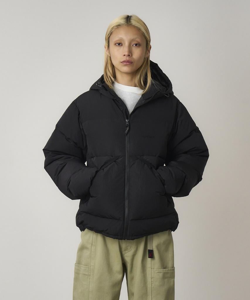 Gramicci Down Puffer Hooded Jacket Black