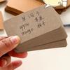 100 шт. Пустые карточки для заметок Сделай сам Крафт Картон Визитки для малого бизнеса Маленькие закладки на праздник День рождения