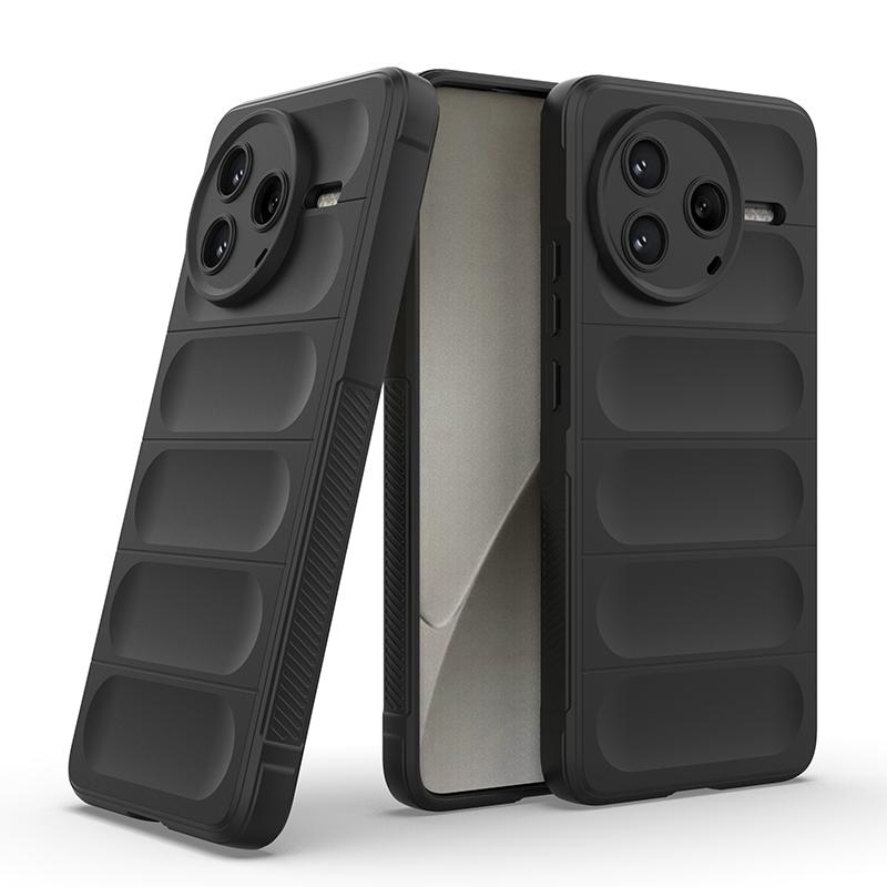Гибкий силиконовый чехол с эффектом кожи для Xiaomi Poco F7 Pro F7 Ultra 5G Защитная накладка Противоударный Fundas Coque