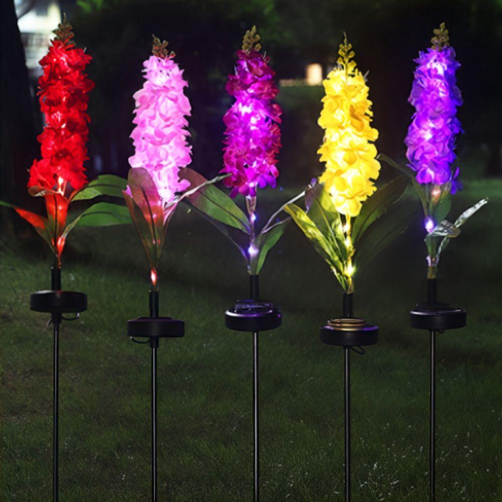 Solar Powered Solar Hyacinth Lawn Lights Waterproof Courtyard Decoration Landscape Lamp Courtyards