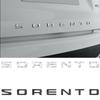 Внешняя 3D эмблема автомобиля, наклейка, значок, подходит для SORENTO, логотип, задний багажник, передний капот, автоаксессуары