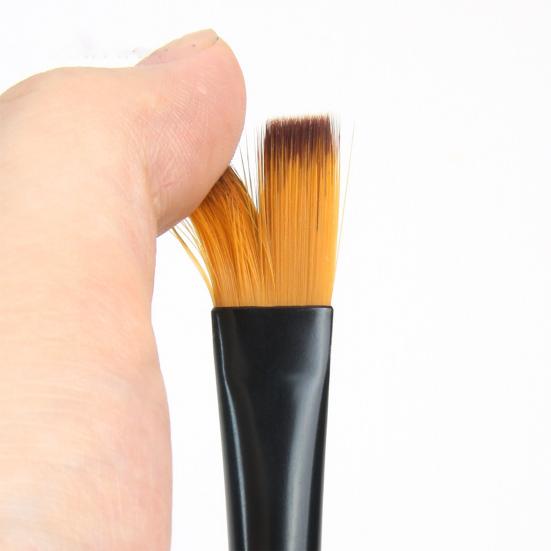 12шт Кисть для рисования Мягкая щетина Деревянная ручка Набор кистей для рисования Акриловая акварельная живопись маслом