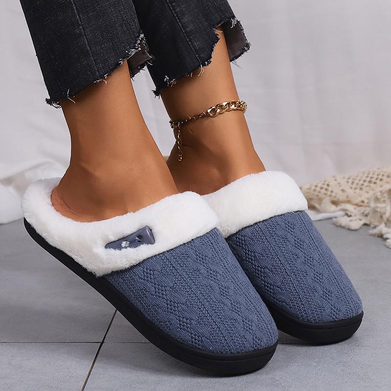 Уютные женские тапочки с плюшевой подкладкой — удобная домашняя обувь для отдыха и отдыха