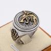 Personalized Retro Wolf Totem Men's Titanium Steel Ring