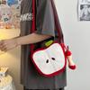 Cute Apple Fruit Bag Summer 2025 New Small Fresh Literary Girl Versatile Messenger Small Round Bag