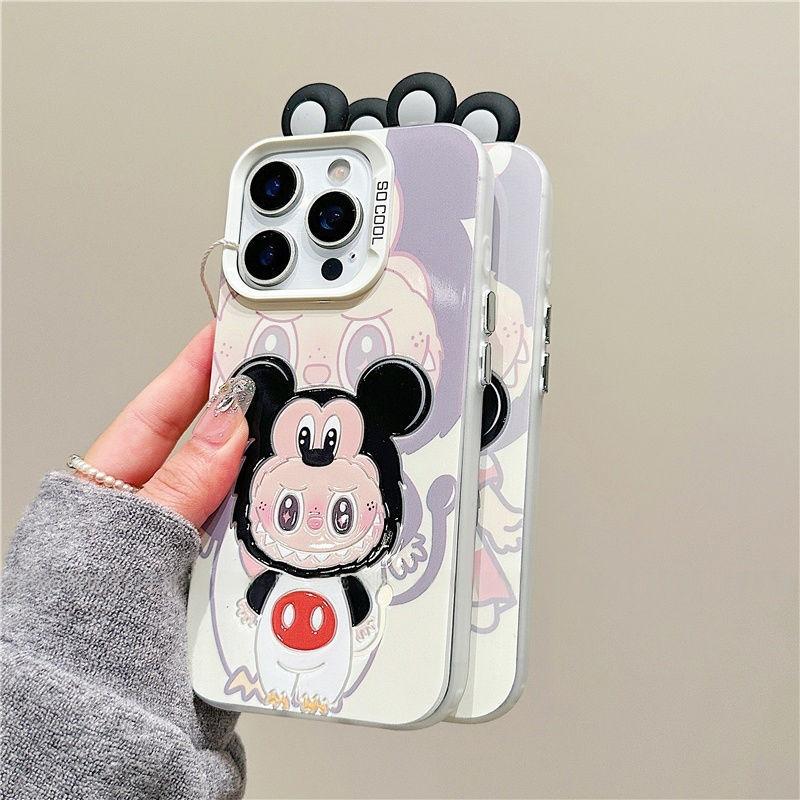 Чехол для мобильного телефона Mickey Minnie Labu подходит для Apple iPhone15/16 Promax, Huawei Pura70.