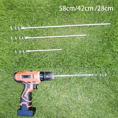 Резак для сорняков из нержавеющей стали, садовые растения, ослабляющие спиральное сверло