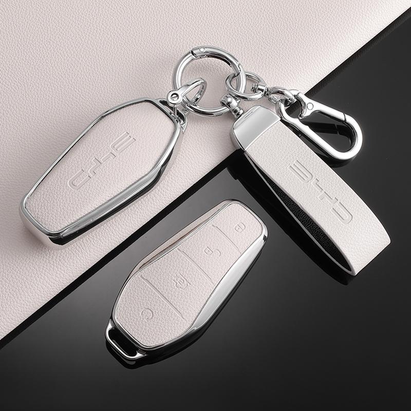 Fit For BYD Atto 3 Han EV Seal Dolphin Mini Sealion U Song PlusTang Dm QIn Car Key Case Cover Shel Keychain Accessories