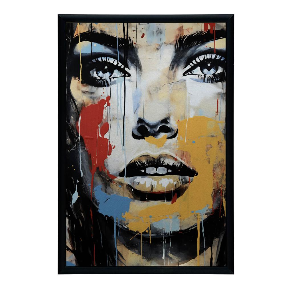 Kolorowe Oblicze Kolorowe Oblicze, 40X50 Cm, Rama Aluminiowa Czarna, Papier Matowy 230 Gsm