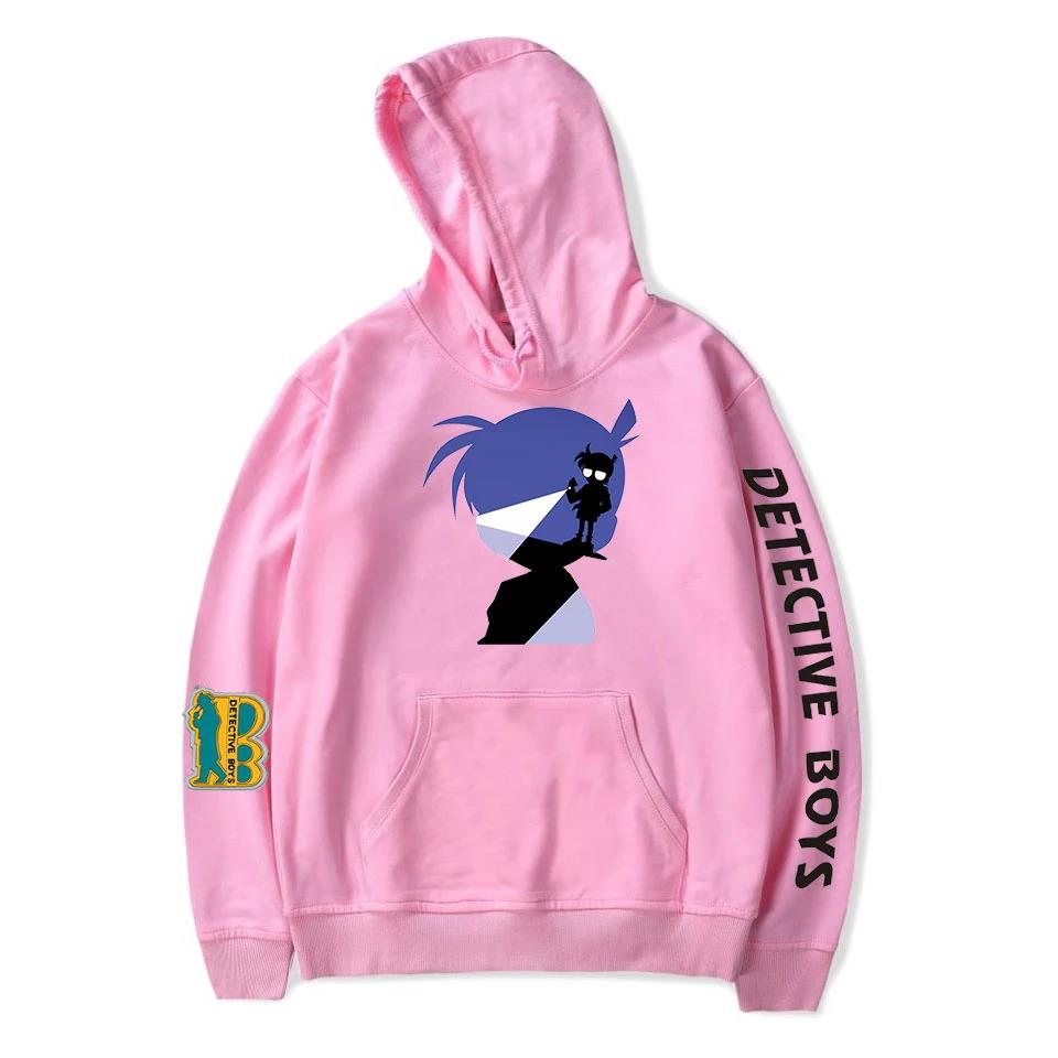 Новая толстовка с капюшоном «Детектив Конан» для мужчин и женщин, модная популярная тенденция, аниме-пуловеры с капюшоном в стиле Харадзюку, классика, простой, с длинным рукавом