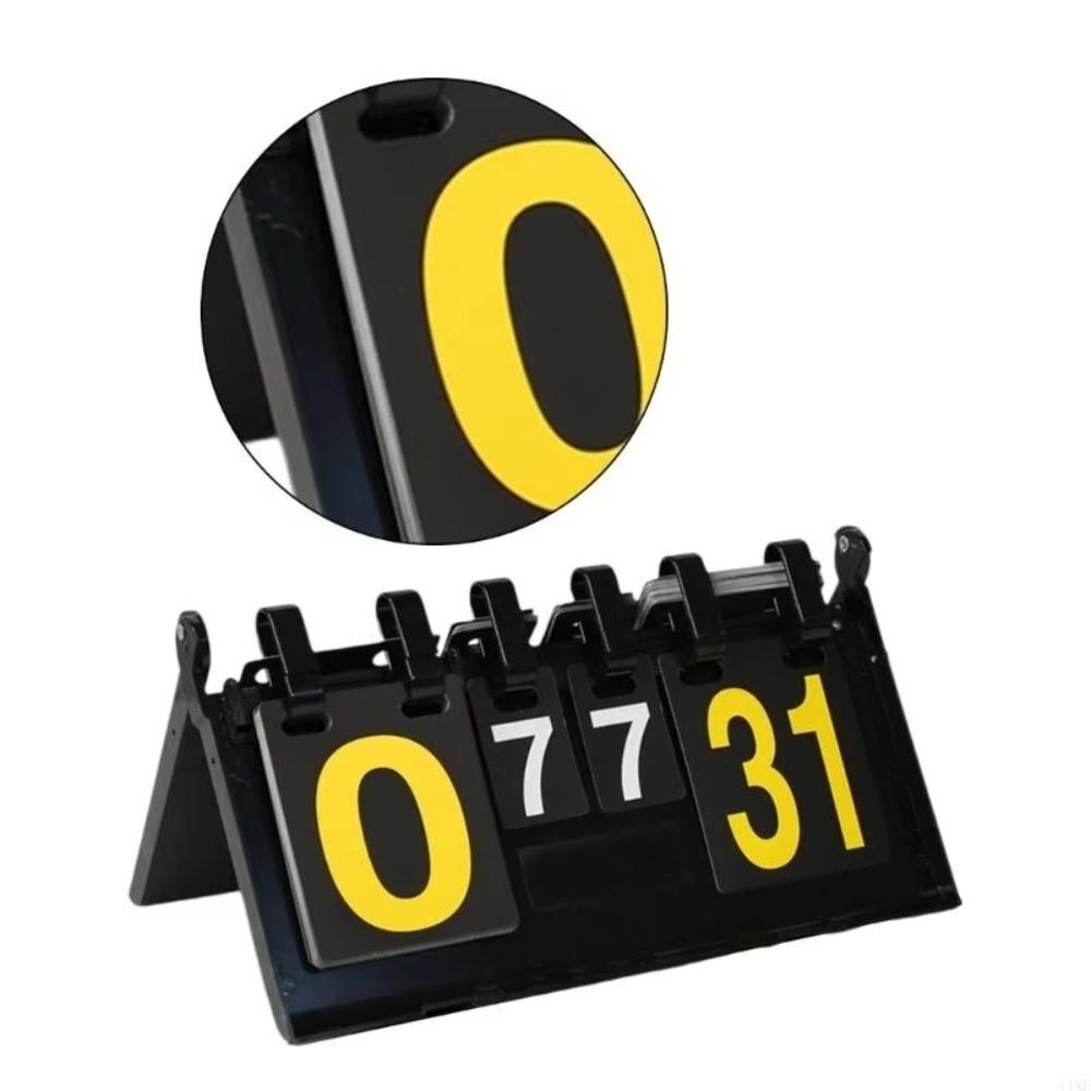 4-Digit Digital Sports Scoreboard Plastic Score Counter Professional Keeper Indoor Sports