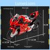 Сплавная модель мотоцикла Ducati со светозвуковым дизайном для подарка детям