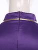 Womens Priest Cleric Cassocks Embroidered Cross Long Sleeve Back Zipper Long Robe