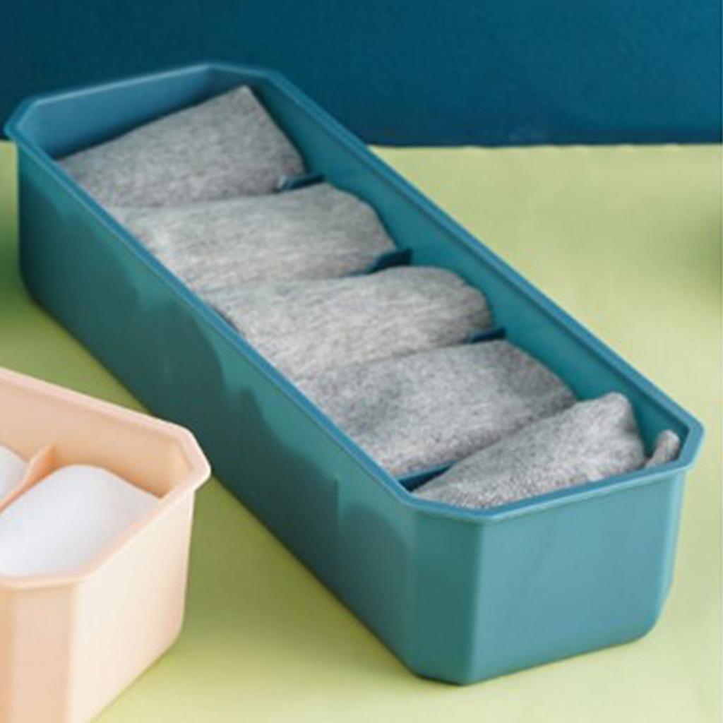 Коробка с отделениями для хранения нижнего белья, штабелируемый многофункциональный разделитель для организации носочного ящика