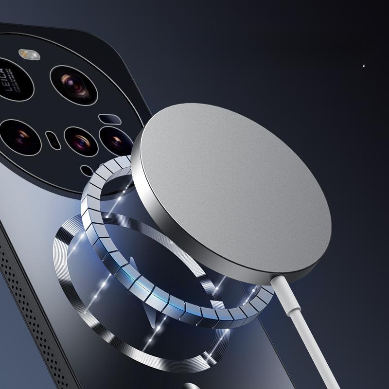 Для Чехол Magsafe для Xiaomi 15 Ultra Frosted Shockproof Lens Film Защитная пленка для Xiaomi Mi 15 14 Pro 13 Магнитный чехол