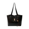 Trendy Black White Silver Coffee Tote Bag For Women With Unique Casual Design