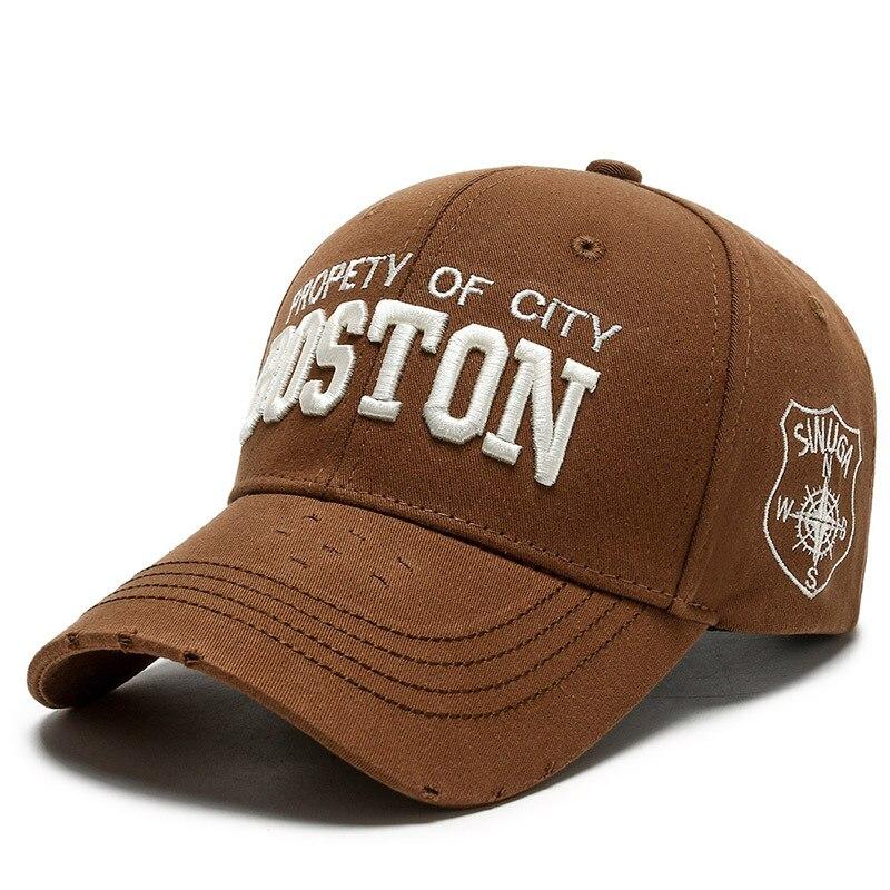 Northwood Хип-хоп BOSTON Бейсбольные кепки с буквами Мужчины Женщины Snapback Шляпы Хлопковая кепка для гольфа Папа Шляпа Кепка дальнобойщика