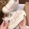 Spring Versatile Platform White Shoes Women's New Campus Style Canvas Shoes
