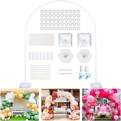 Комплект для арки из воздушных шаров Подставка для арки из воздушных шаров с основанием для свадебного торжества Baby Shower День рождения Украшения
