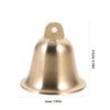 Small Brass Bells Finish Lightweight Metal Bell Pendants for Crafting DIY Jewelry Making Christmas Wreath Decor Festival