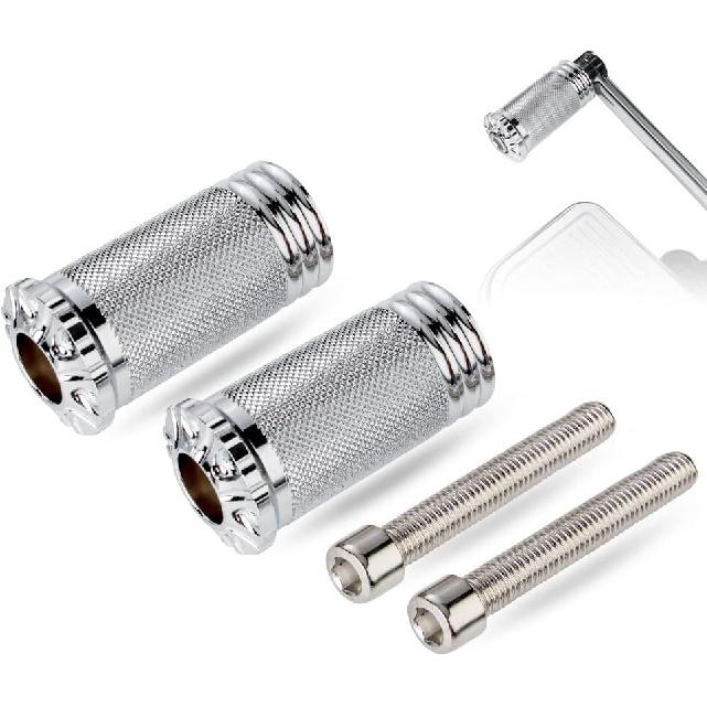 Motorcycle Shifter Peg with Raised Knobs Black Lever Foot Shift Pegs Compatible with Harley Davidson Street Glide Road King Softail Sportster Dyna