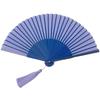 Shouroku Складной веер для поставляется с веером для фиолетовый x поп летний складной веер [Nishikawa Shoten] лето, чехол, двухцветный двухцветный, женщины, дамы,