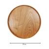 Круглый деревянный сервировочный поднос в японском стиле