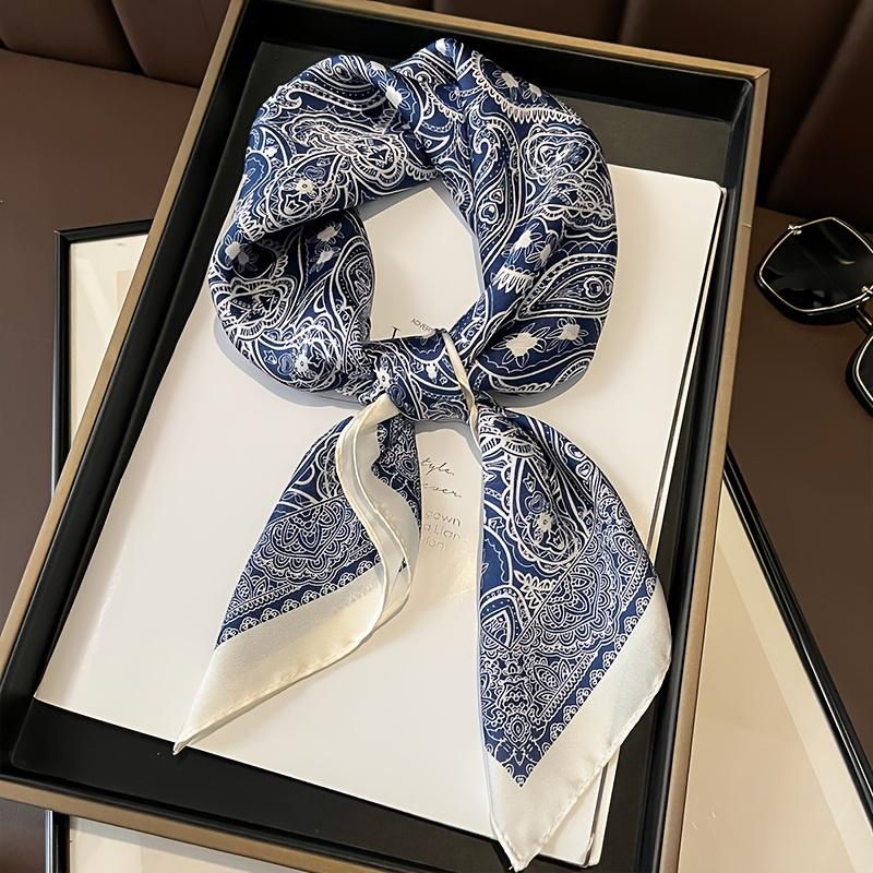 Luxury Brand Skinny Neckerchief Scarf For Women Satin Silk Ribbons Bandana Ladies Neck Tie Wrist Wrap Shawl Echarpe