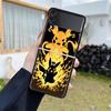 Чехол для телефона Pokemon Cool Pikachu для Samsung Galaxy Z Flip 3 5G, черный твердый чехол ZFlip3, защитный чехол от падения, роскошный чехол
