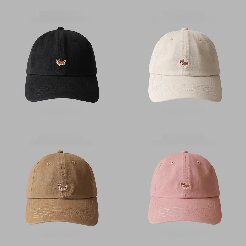 Мультяшная бейсболка с кошкой корги с козырьком от солнца для женщин и мужчин Лето 2025