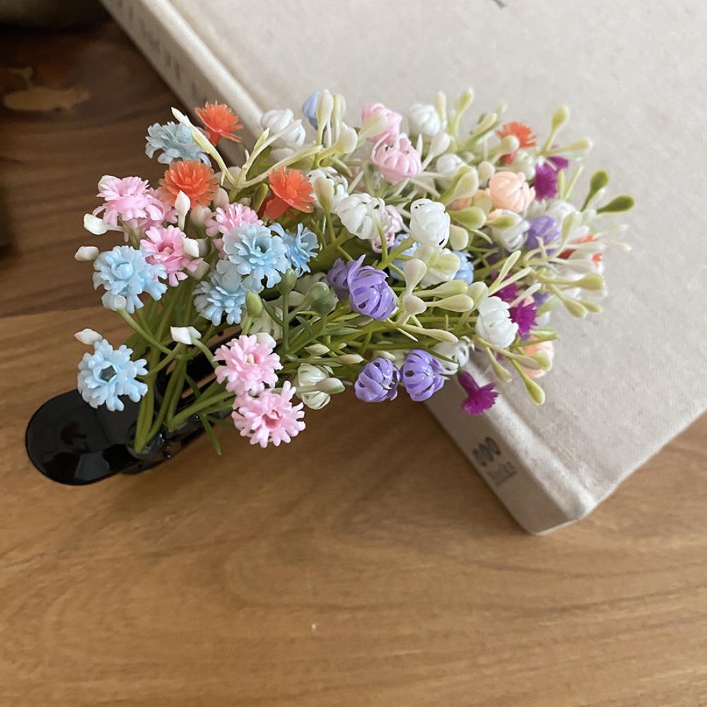 Богемная Звездное Небо Цветок Заколка для Волос Фея Невеста Аксессуары для Волос Винтажная Тайская Шпилька Повседневная