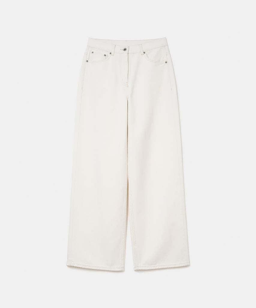 UNIFORM BRIDGE Denim Pants Wide Fit 10Oz(Women) Natural