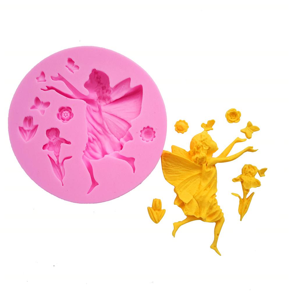 Сказочный дизайн, силиконовая форма, форма для украшения торта, сахарная резинка, инструмент для пасты, 3D форма для шоколадного мусса