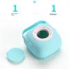 Bathroom Puppycat Washing Massage DispenseAr Grooming Shower Brush Soft Silicone Dog Brush Pet Shampoo Massager Bath Brush