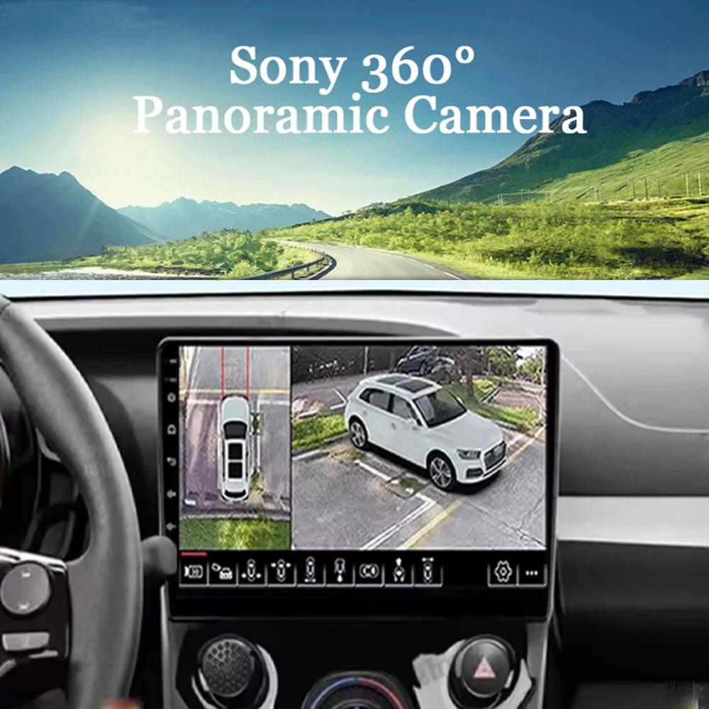 Автомобильное радио Android 14 для Toyota Aygo Peugeot 108 Citroen C1 2016 - 2020 Авто Мультимедийный Плеер Стерео 4G WIFI Carplay 360 Камера