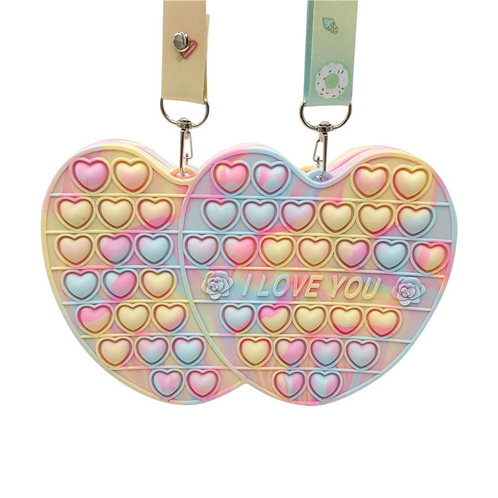 Push  Toy Pendant Bag ,Bubble  Toy Stress Relief Toys For Adult Kids