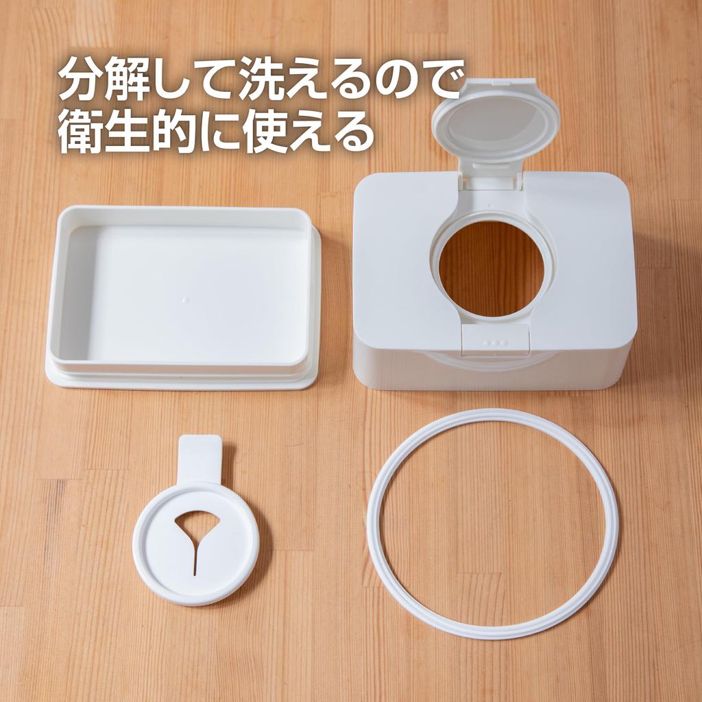 Takeya Официальный набор влажных салфеток Для живых Свежий серый контейнер, 2, FRESHLOK, Одно касание, Разборный, Герметичный, Запечатанный, Гигиеничный, Кухня, Комната,