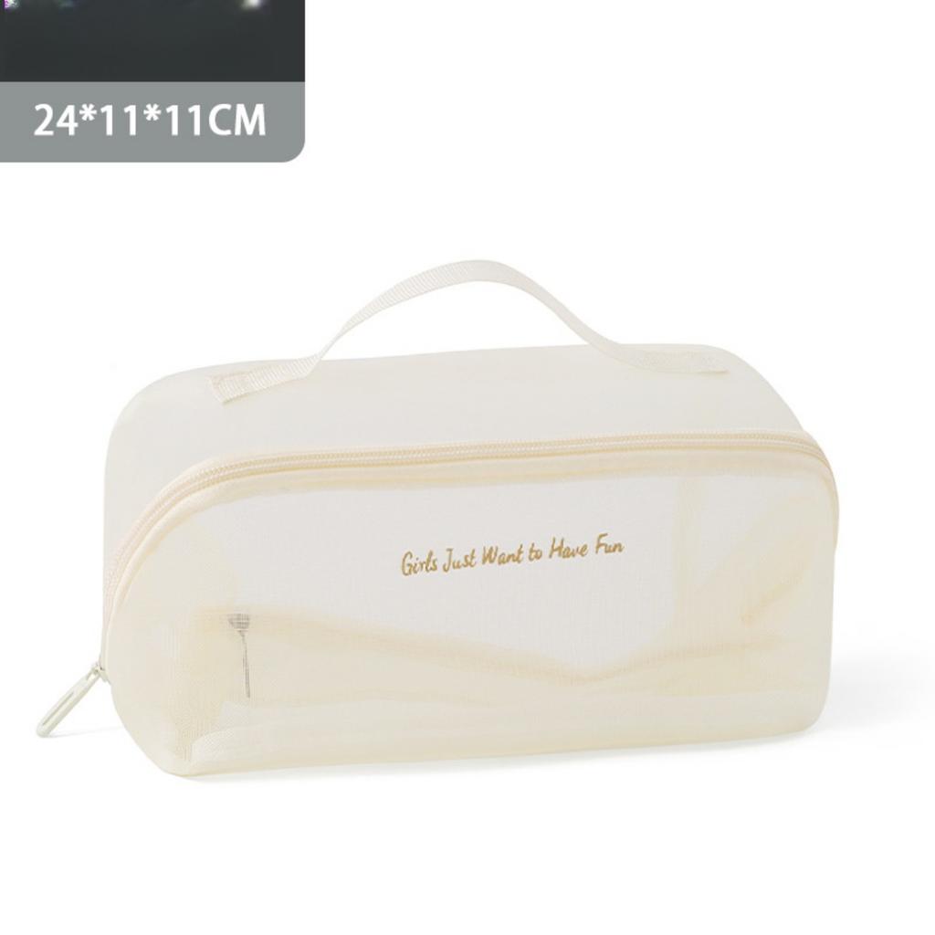 Косметичка, Большая вместимость, Дышащая, Сетчатая сумка, Сумка для туалетных принадлежностей, Сумка для хранения