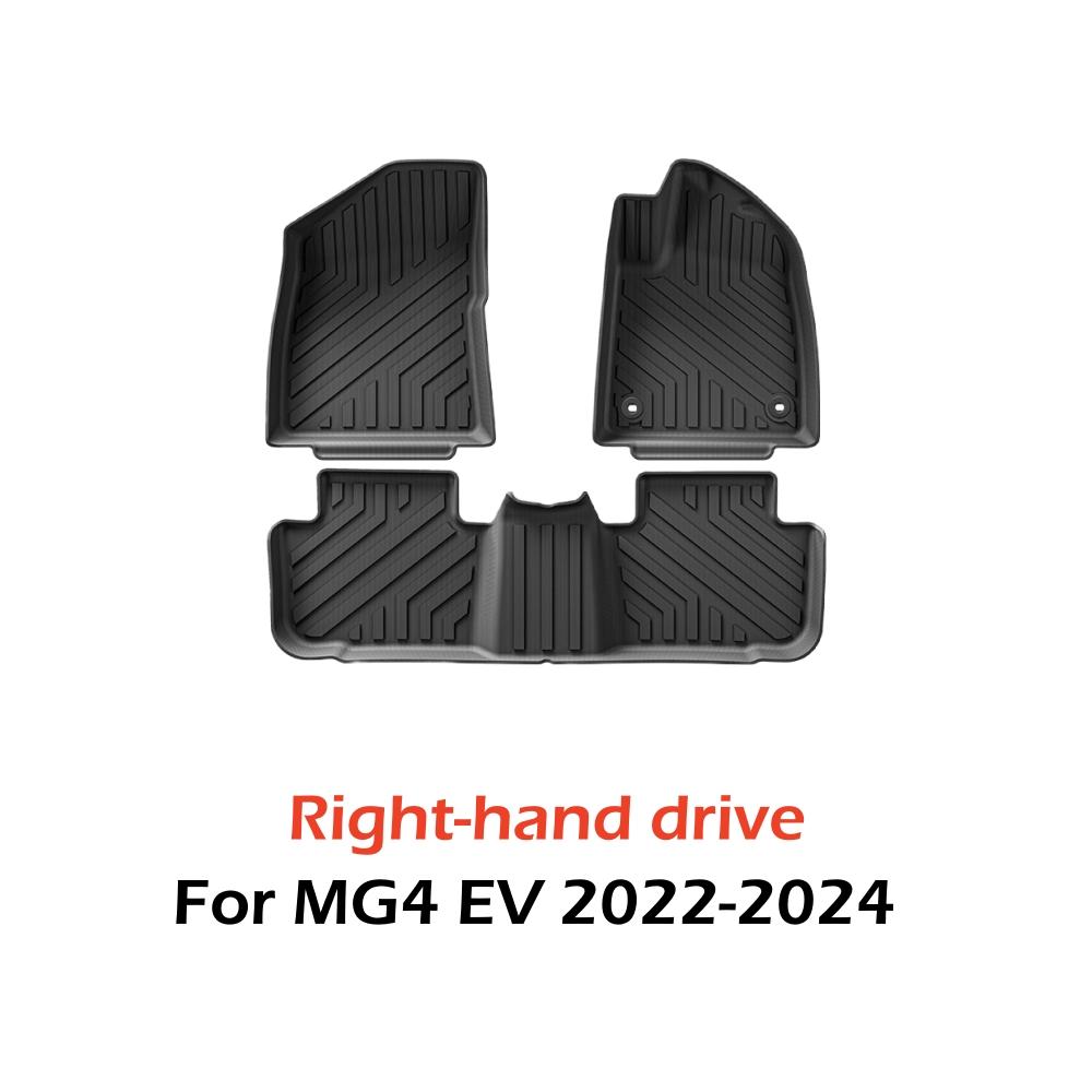 Коврики из термопластичного эластомера подходят для MG4 EV 2025-2025 с левым рулем и правым рулем. Напольные коврики из термопластичного эластомера для всех погодных условий.
