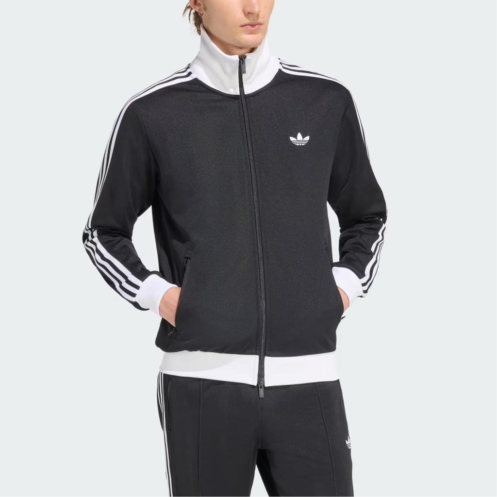 adidas Оригиналы Серия Adicolor FW25 Спортивная Удобная Приятная к коже Воротник-стойка Приталенный Пиджак Мужские куртки KE3527