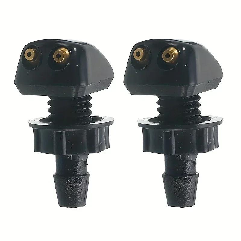 Car Windshield Wiper Washer Spray Nozzle Fits Most Car Models Car Dual Holes Windshield Washer Nozzle Wiper Water Spray Jet