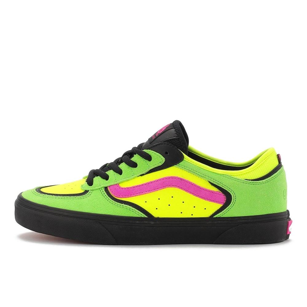 Vans Skate Rowley Vn000da24go Неоново-розовый Зеленый