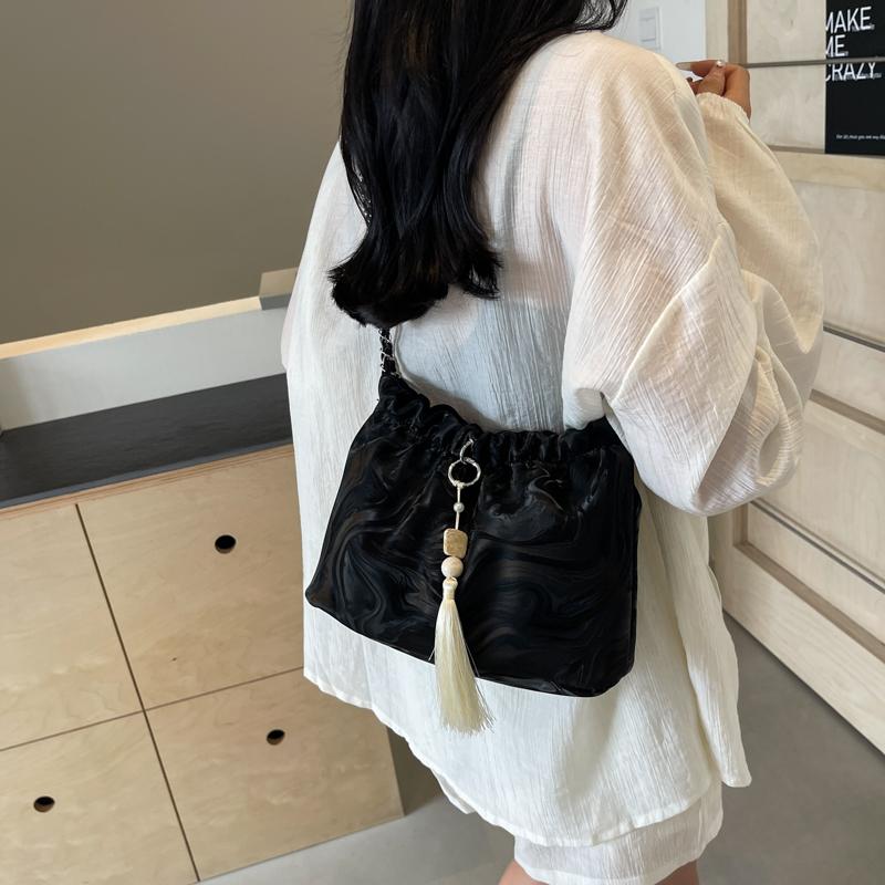 Новая сумка-ведро в китайском стиле, новая летняя сумка для поездок на работу, сумка через плечо с цепочкой, сумка на плечо