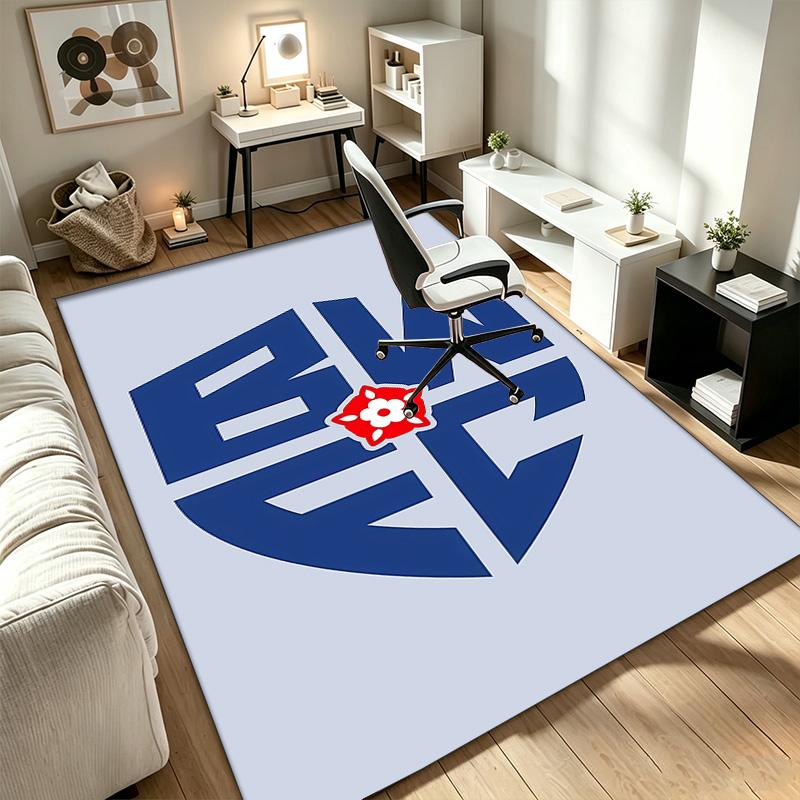 Bolton Wanderers Football Club A rug suitable for office chair areas living rooms and computer desks perfect for home offices and an ideal holiday gif