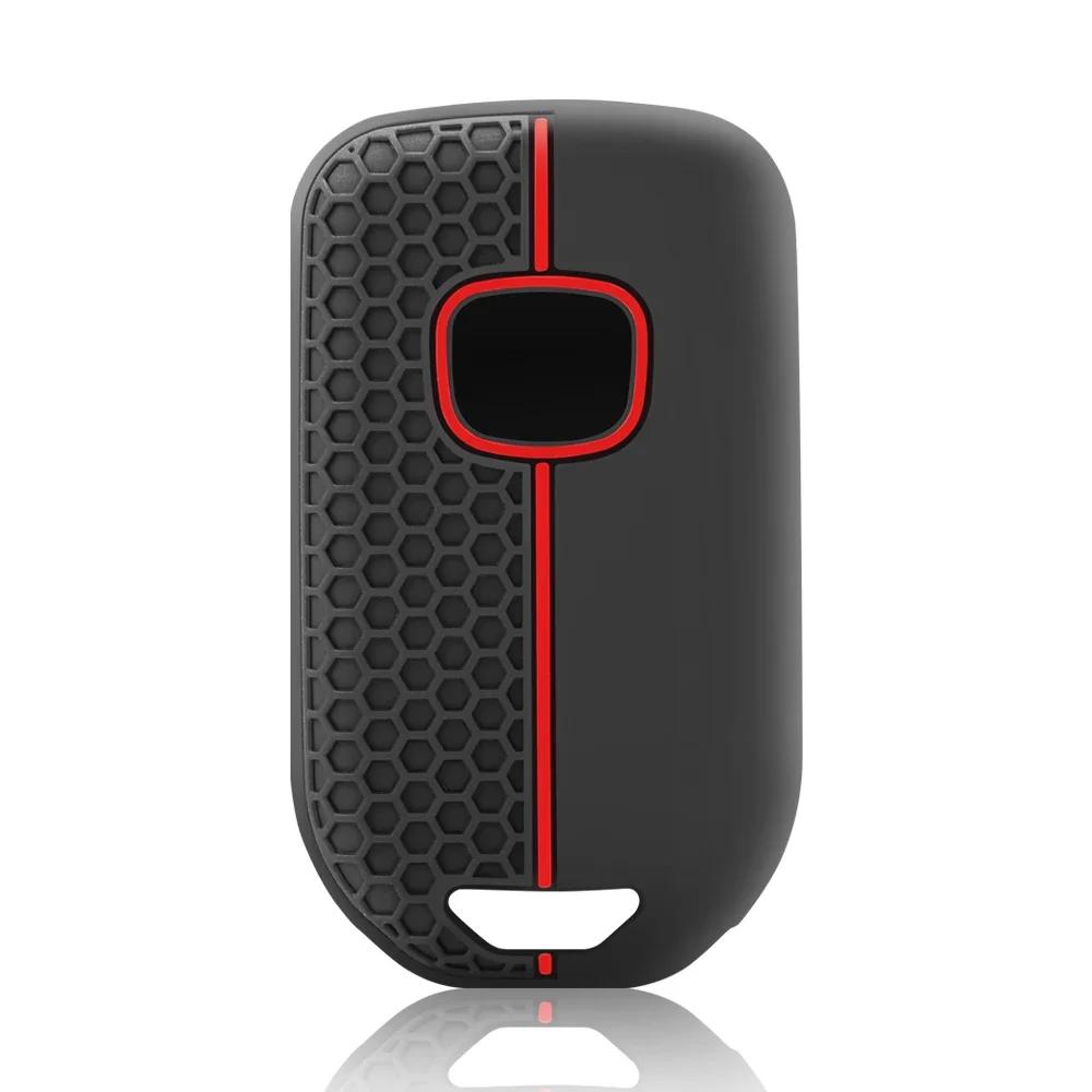 Силиконовый чехол для автомобильного ключа, чехол-брелок для Honda CRV CR-V Fit Civic Accord HR-V HRV City Odyssey XR-V, защитный держатель