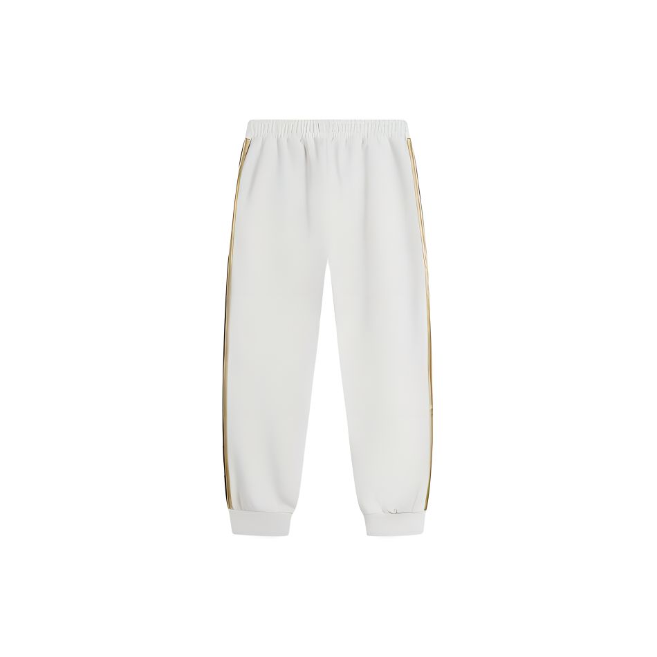 Puma Retro Color Block Drawstring Knit Joggers Men Joggers White 625823-65